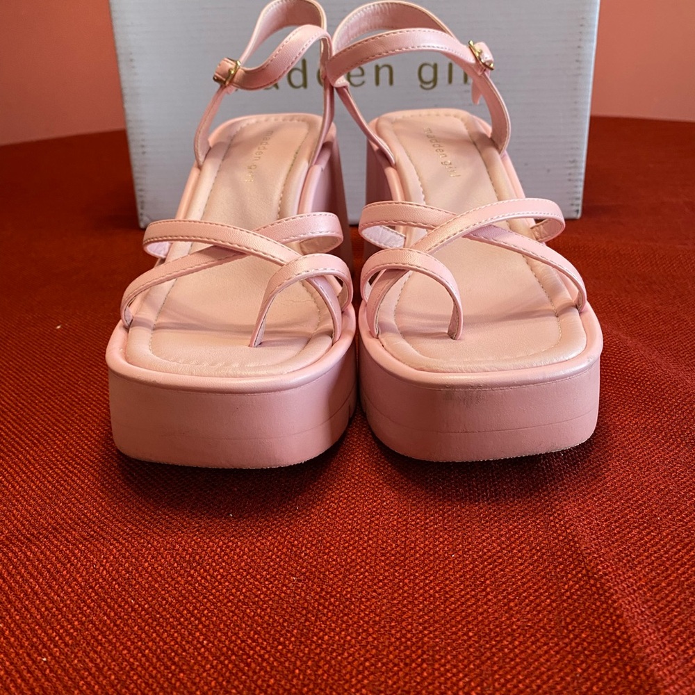 Pink Platform Sandals